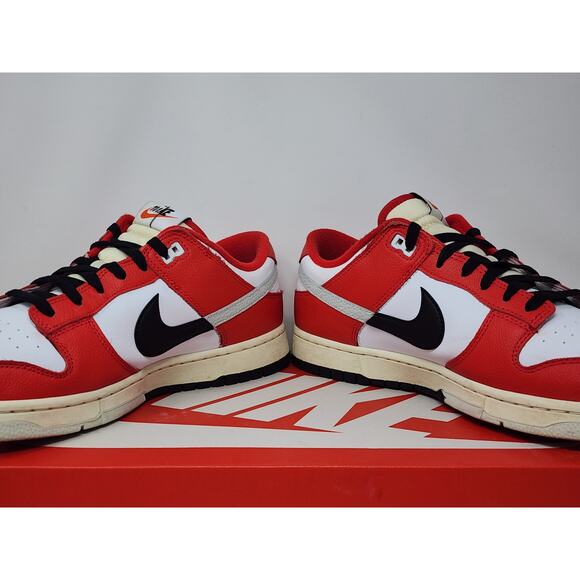 Nike Dunk Low CHICAGO SPLIT DZ2536-600 Size 12 WORN - Picture 6 of 8